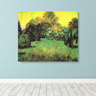 Der Garten des Dichters von Vincent van Gogh Leinwanddruck