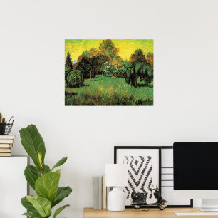 Der Garten des Dichters von Vincent van Gogh Poster