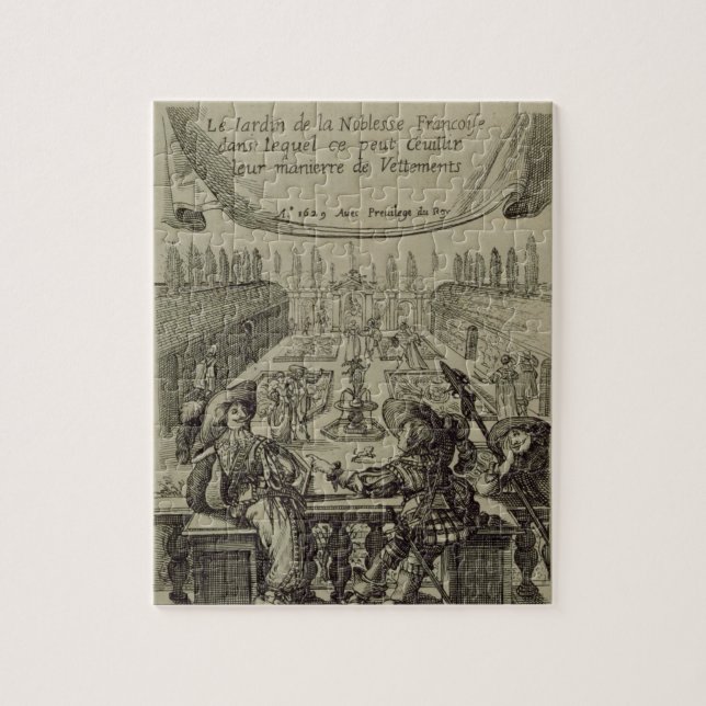 Der Garten des französischen Adels, c.1640 (Vertikal)