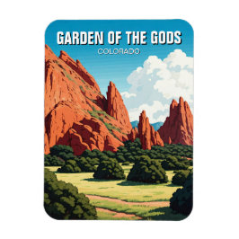 Der Garten des Gods Colorado Magnet