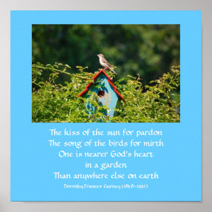Der Garten des Gottes (Gedicht) - Plakat/Druck Poster
