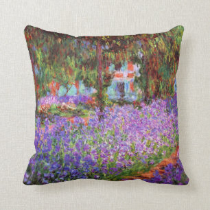 Der Garten des Künstlers bei Giverny durch Monet Kissen