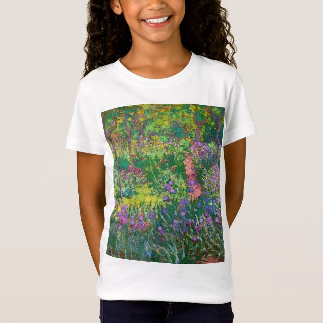 Der Garten des Künstlers in Giverny, nach Claude M T-Shirt (Vorderseite)