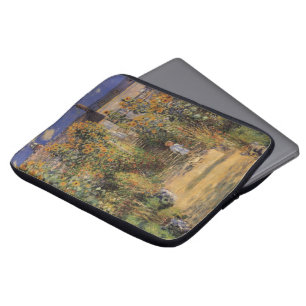 Der Garten des Künstlers in Vetheuil von Claude Mo Laptopschutzhülle