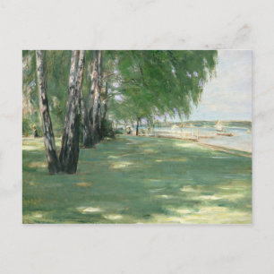 Der Garten des Künstlers in Wannsee, 1918 Postkarte
