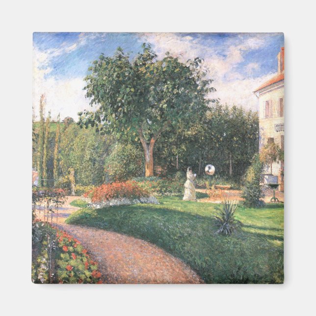 Der Garten des Mathurins Camille Pissarro Magnet (Vorne)