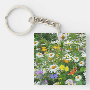 Der Garten des Schmetterlinges Schlüsselanhänger