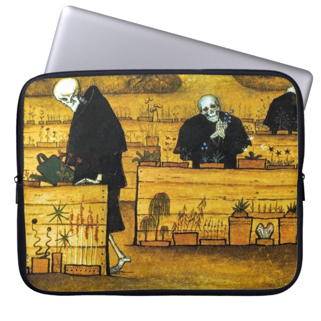 Der Garten des Todes durch Hugo Simberg 1896 Laptopschutzhülle (Vorderseite)