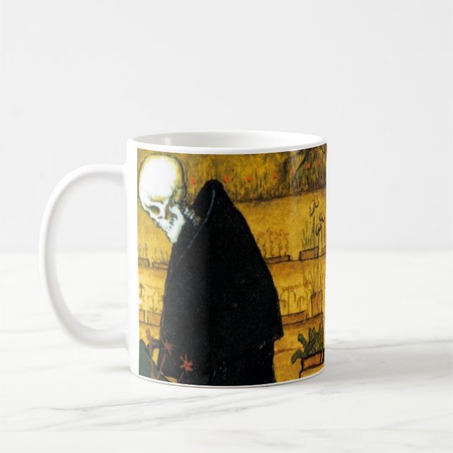 Der Garten des Todes von Hugo Simberg 1896 Kaffeetasse (Links)