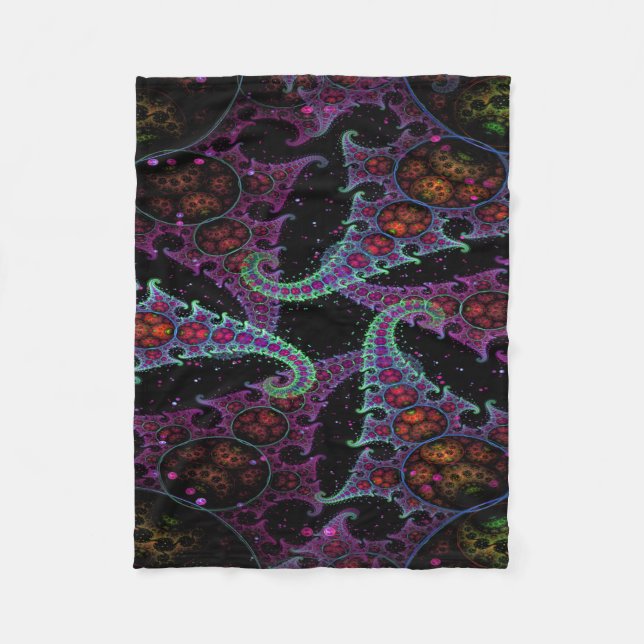 Der Garten-" Fleece-Decke "der Kraken Fleecedecke (Vorderseite)