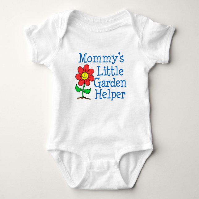 Der Garten-Helfer der Mama Baby Strampler (Vorderseite)