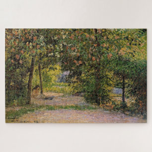 Der Garten im Frühling, Éragny (1894) von Pissarro