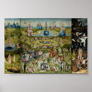 Der Garten Irdischer Freuden Hieronymus Bosch Poster
