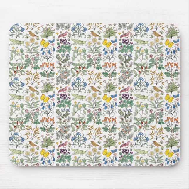 Der Garten-Muster Mousepad Voysey Apothekers (Vorne)