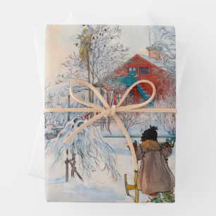 Der Garten und das Waschhaus von Carl Larsson Geschenkpapier Set