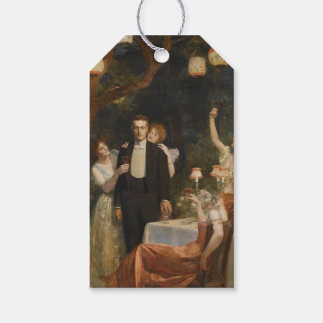 Der Garten von Armida (von John Collier) Geschenkanhänger (Vorderseite)