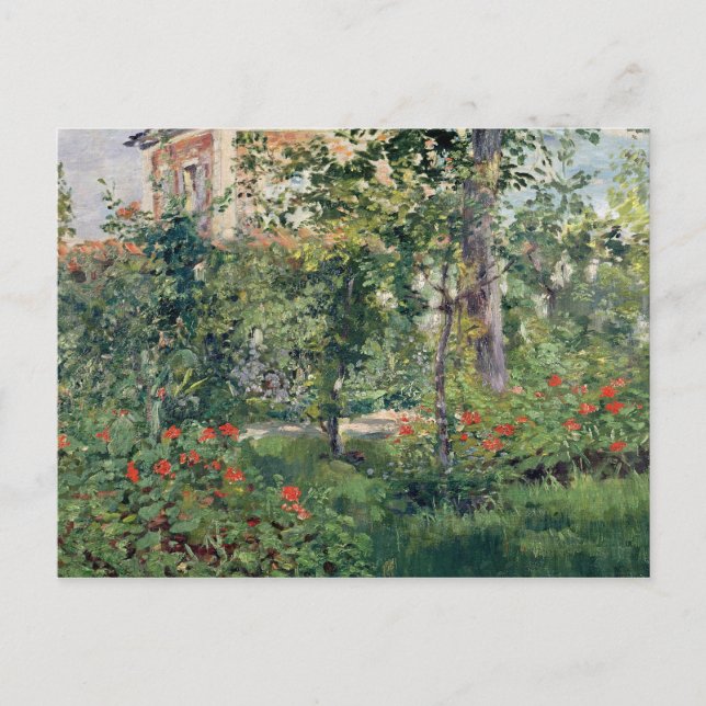 Der Garten von Bellevue, 1880 Postkarte (Vorderseite)