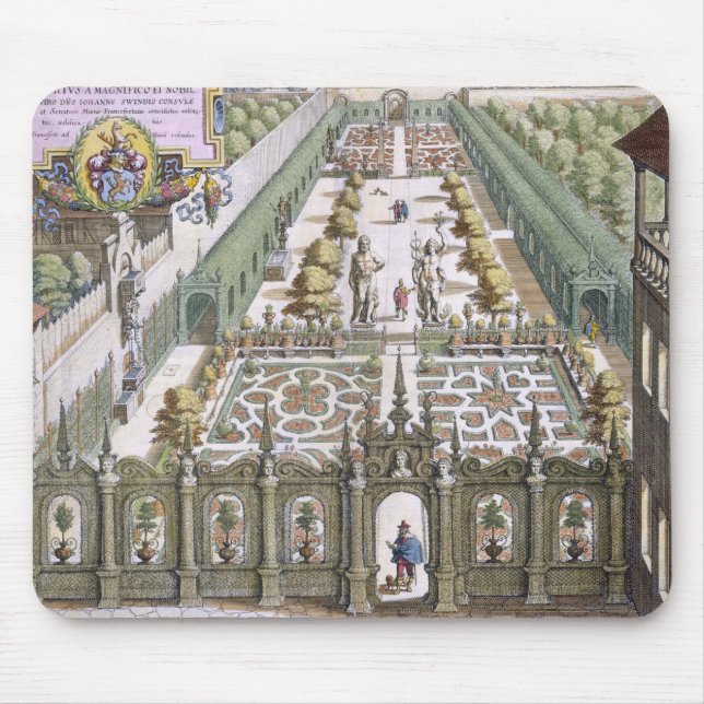 Der Garten von Burgermeister Schwind, von 'Florile Mousepad (Vorne)