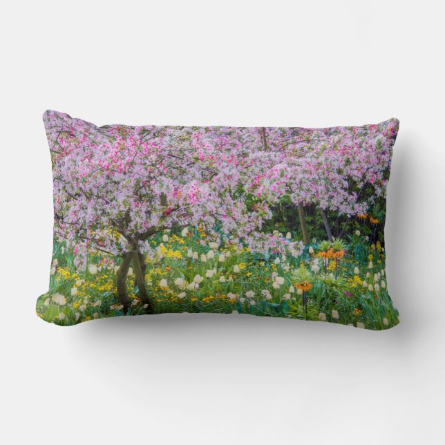 Der Garten von Claude Monet Lendenkissen (Vorderseite)