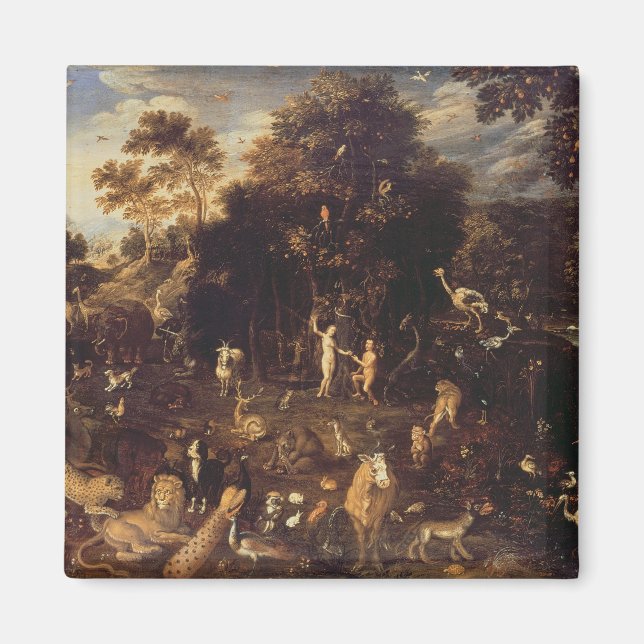 Der Garten von Eden Magnet (Vorne)