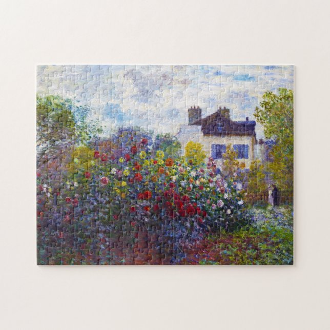 Der Garten von Monet in Argenteuil Claude Monet (Horizontal)