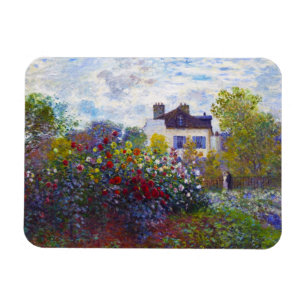 Der Garten von Monet in Argenteuil Claude Monet Magnet