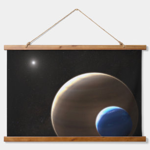 Der Gasriesen Kepler-1625b Wandteppich Mit Holzrahmen