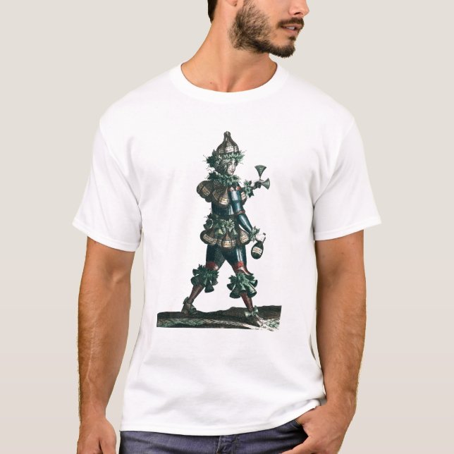Der Gastwirt, allegorischer Kostümentwurf T-Shirt (Vorderseite)