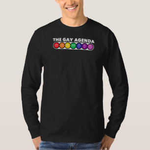 Der Gay Weekly Agenda Lgbt Pride Rainbow T-Shirt