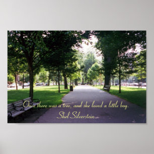 Der gebende Baum Poster