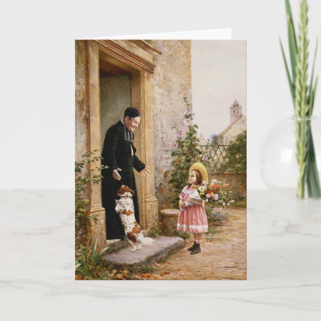 Der Geburtstag des Priesters Karte (Vorderseite)