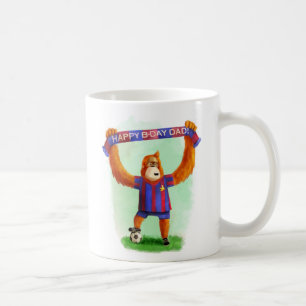 Der Geburtstags-Fußball-Orang-Utan des Vaters Kaffeetasse