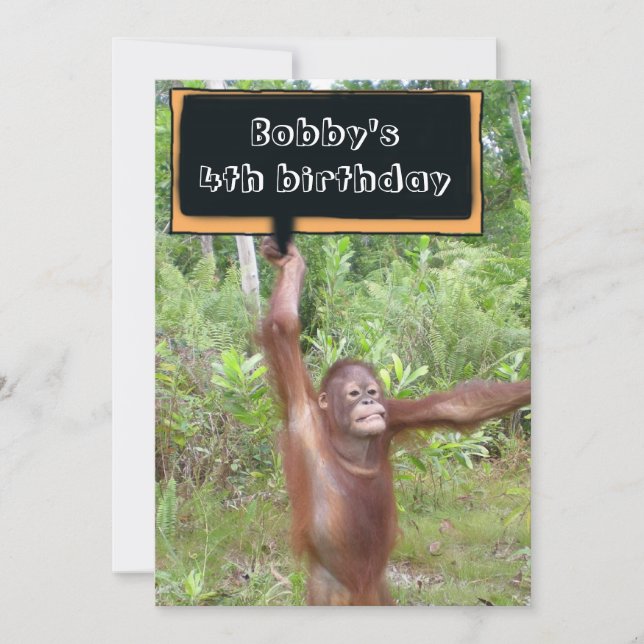 Der Geburtstags-Party des Kindes Einladung (Vorderseite)