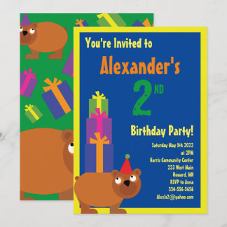 Der Geburtstags-Party Einladungen des