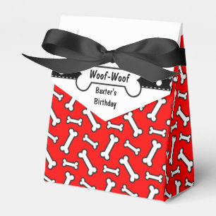 Der Geburtstags-Party-Hundeknochen-Gastgeschenke Geschenkschachtel