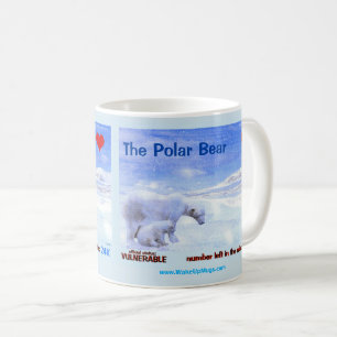Der gefährdete Eisbär - Kaffeetasse