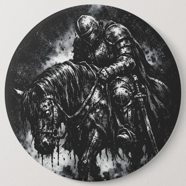 Der gefallene Ritter von BurnsInHell Button (Vorderseite)