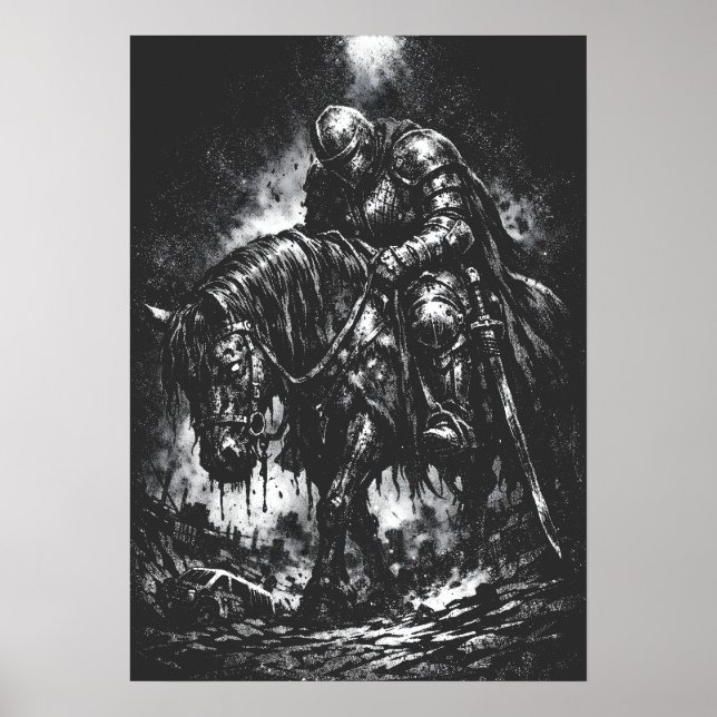 Der gefallene Ritter von BurnsInHell Poster (Vorne)
