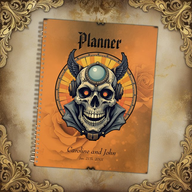 Der geflügelte Schädel.  Planer (Von Creator hochgeladen)