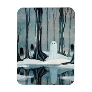 Der gefrorene See Magnet