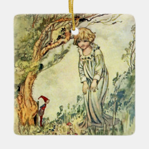„Der geheime Garten“ Feen-Kunst von Charles Robins Keramikornament