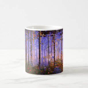 Der Geheime Weg des Hirsches - weite Waldlandschaf Kaffeetasse