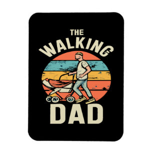 der gehende Papa Magnet