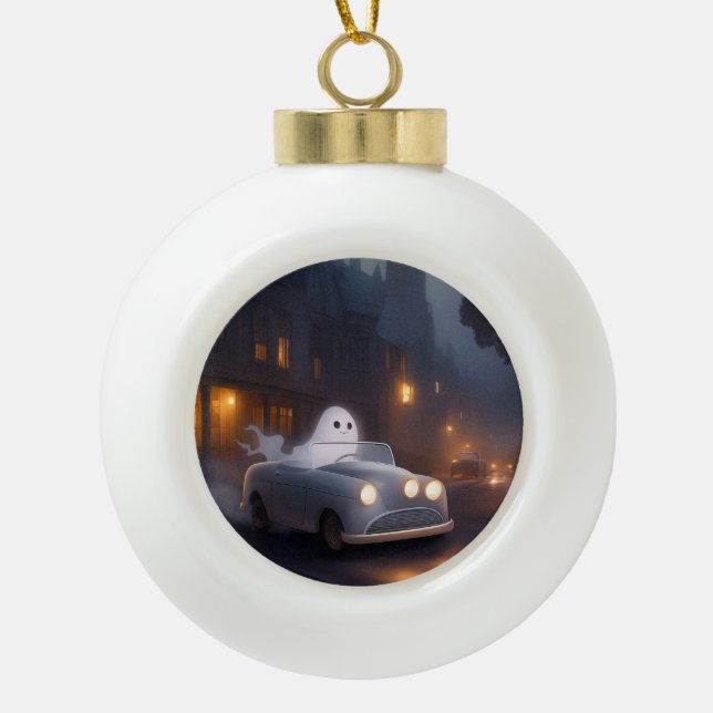 Der Geist aller Galgen | Eine Geisterjoyride Keramik Kugel-Ornament (Vorderseite)