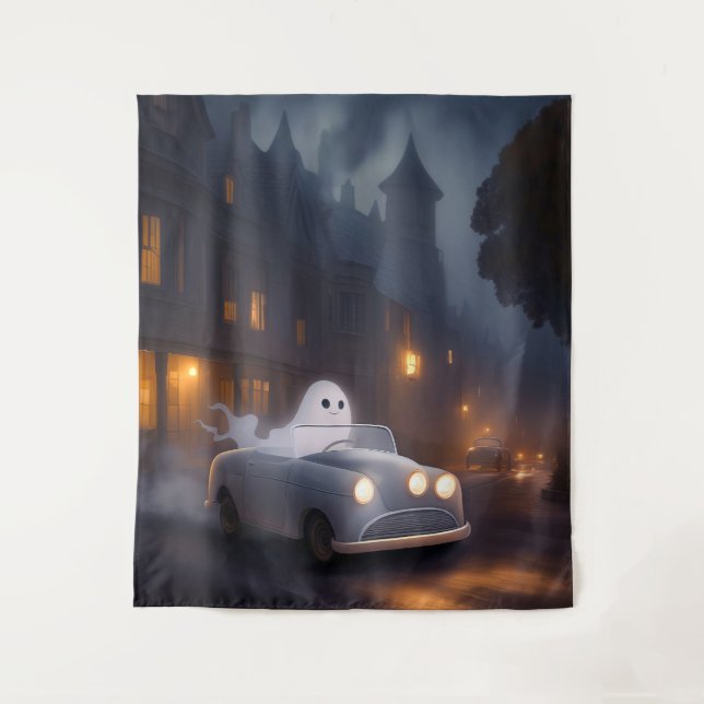 Der Geist aller Galgen | Eine Geisterjoyride Wandteppich (Vorderseite)