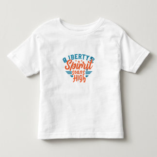 Der Geist der Freiheit steigt hoch Kleinkind T-shirt