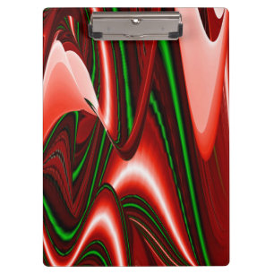 Der Geist der Liebe und Hoffnung Abstract 3D Rainb Klemmbrett