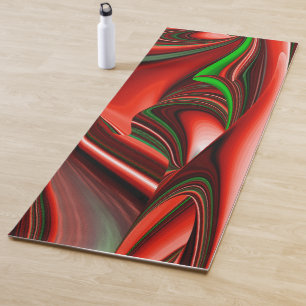 Der Geist der Liebe und Hoffnung Abstract 3D Rainb Yogamatte