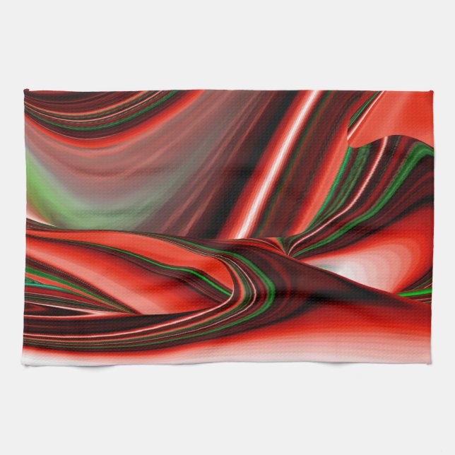 Der Geist der Liebe und Hoffnung Abstrakte 3D Rain Geschirrtuch (Horizontal)