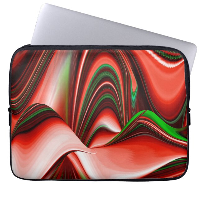 Der Geist der Liebe und Hoffnung Abstrakte 3D Rain Laptopschutzhülle (Vorderseite)